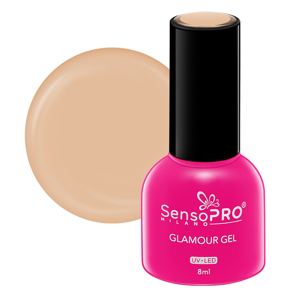 Oja Semipermanenta Glamour Gel SensoPRO Milano 8ml, Sand Orchid #22