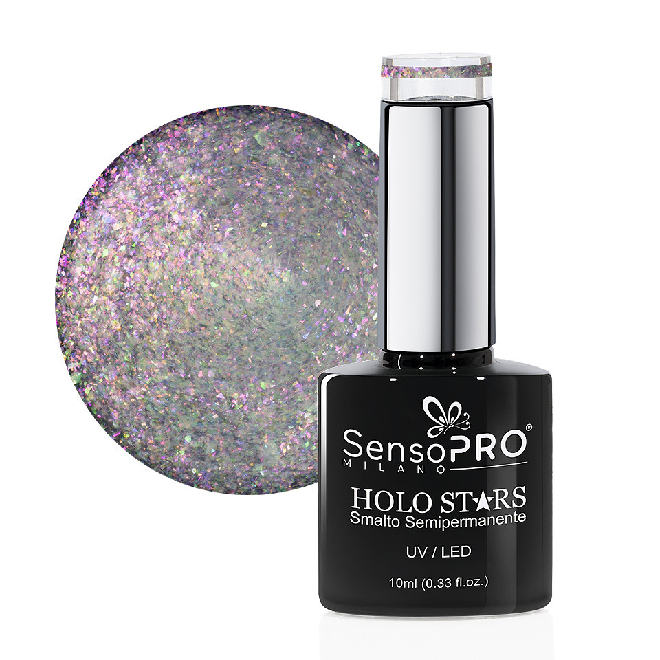 Oja Semipermanenta Holo Stars SensoPRO Milano 10ml, Icy Moon #11