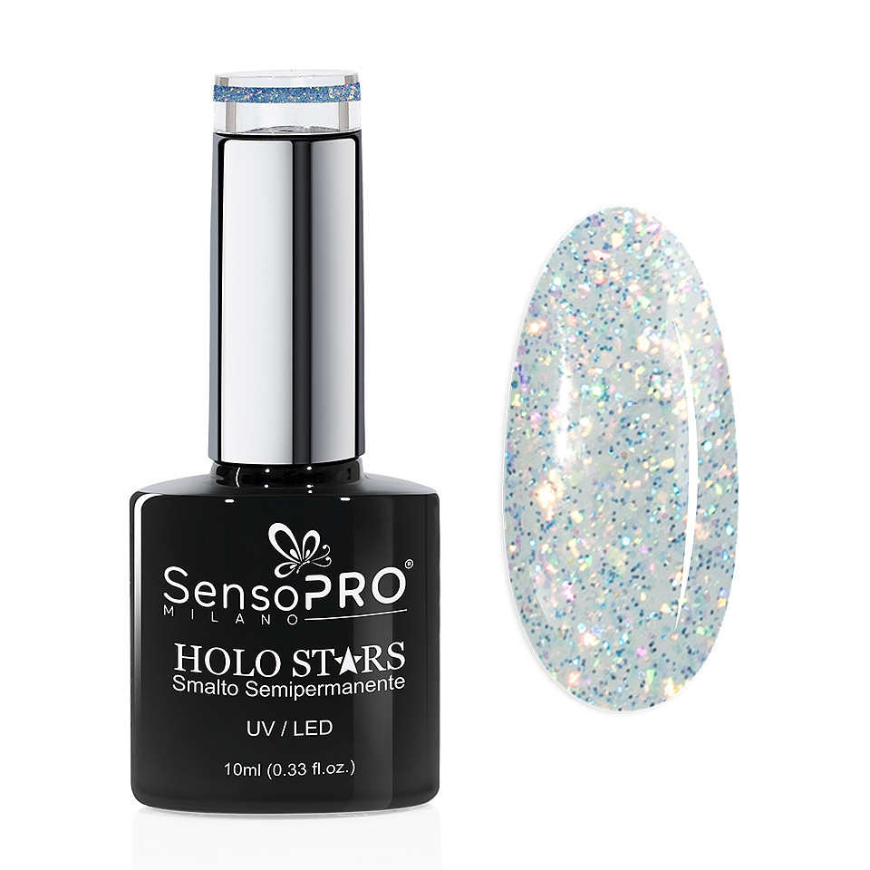 Oja Semipermanenta Holo Stars SensoPRO Milano 10ml, Shimmer Planet #20 - 1 | YEO