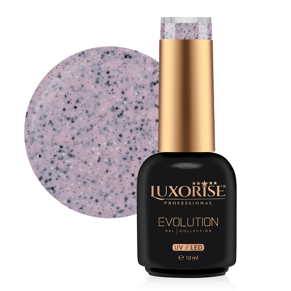 Oja Semipermanenta LUXORISE Evolution, Crazy in Dots - Confetti Party 10ml