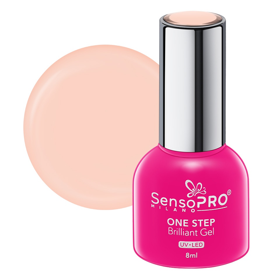 Oja Semipermanenta One Step Brilliant Gel SensoPRO Milano 8ml, Instant Crush #27