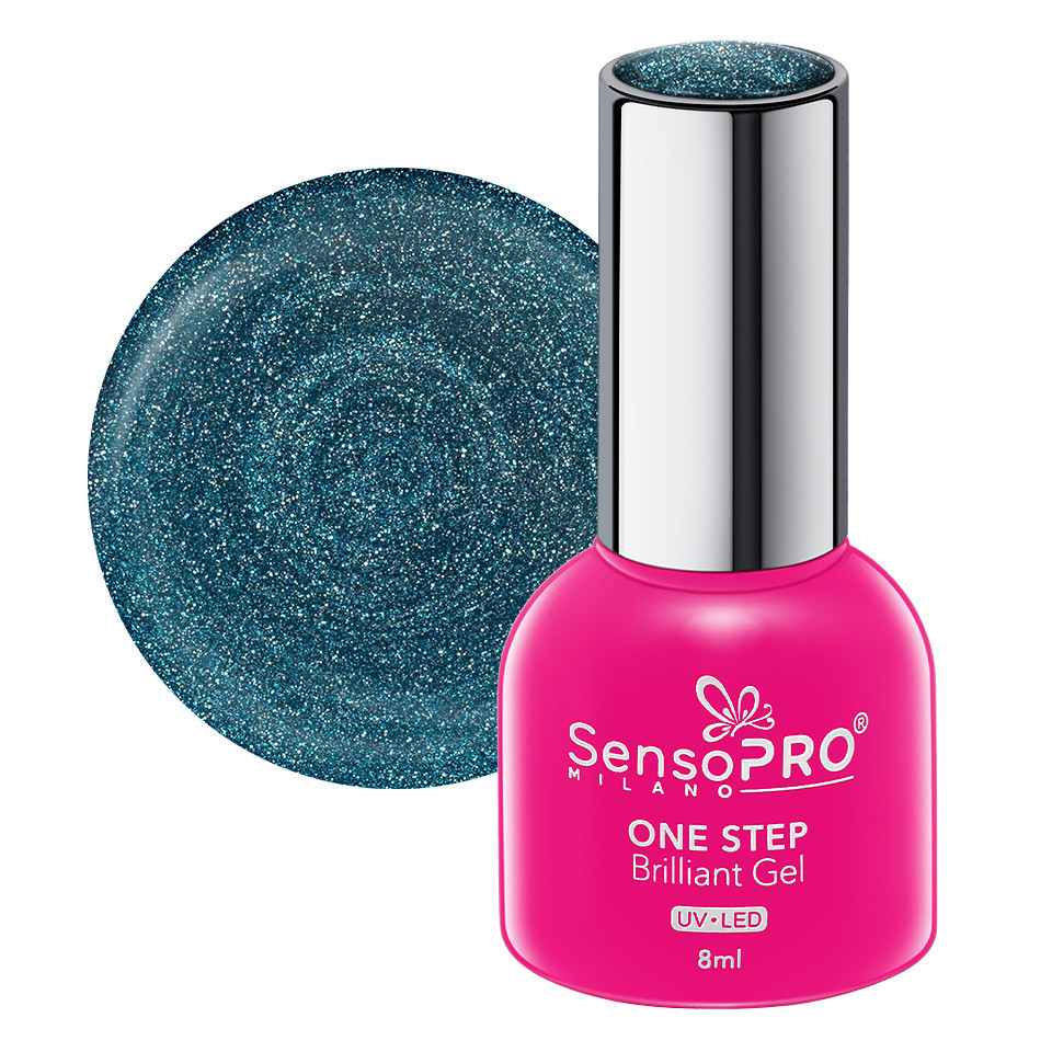 Oja Semipermanenta One Step Brilliant Gel SensoPRO Milano 8ml, Mermaid Bliss #100