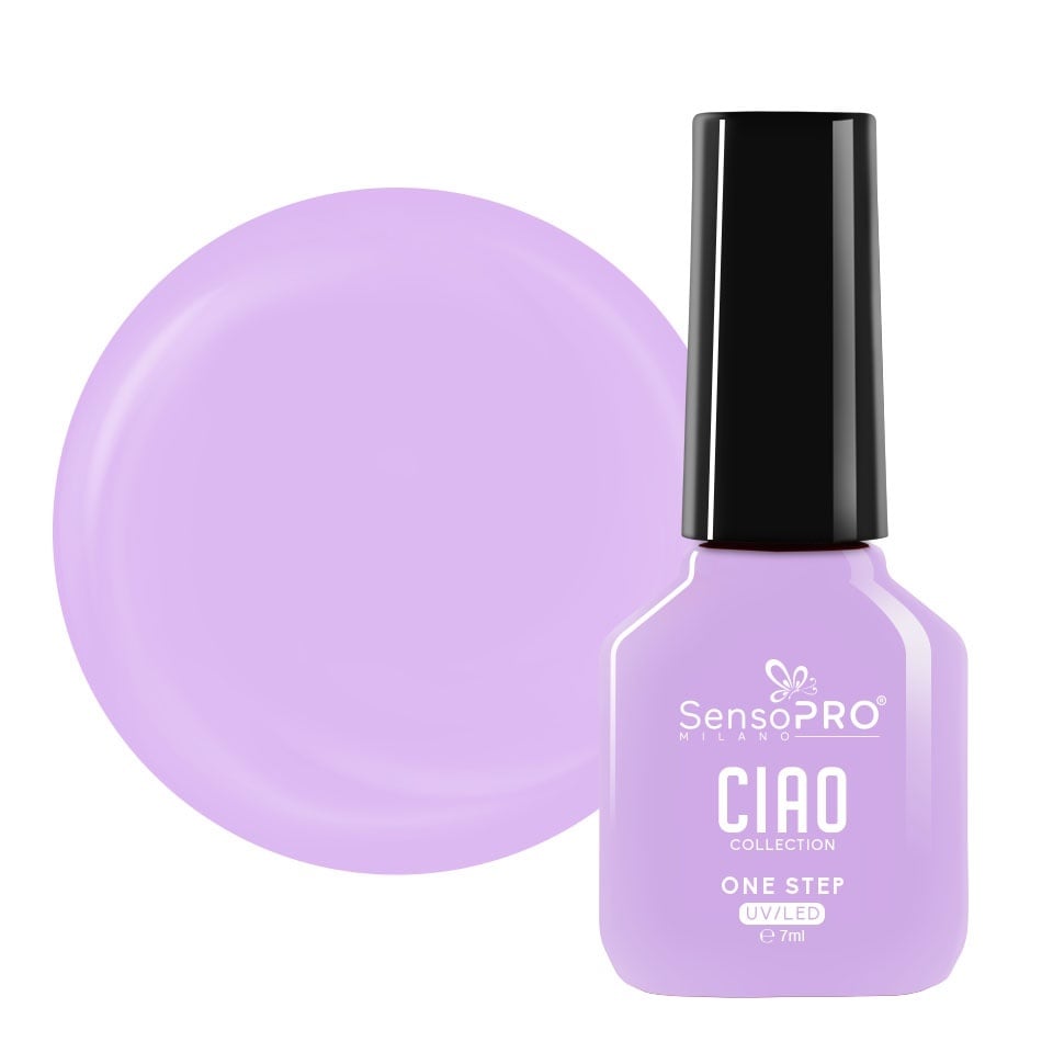 Oja Semipermanenta One Step SensoPRO Milano, CIAO Collection - Lilac Whisper 7ml