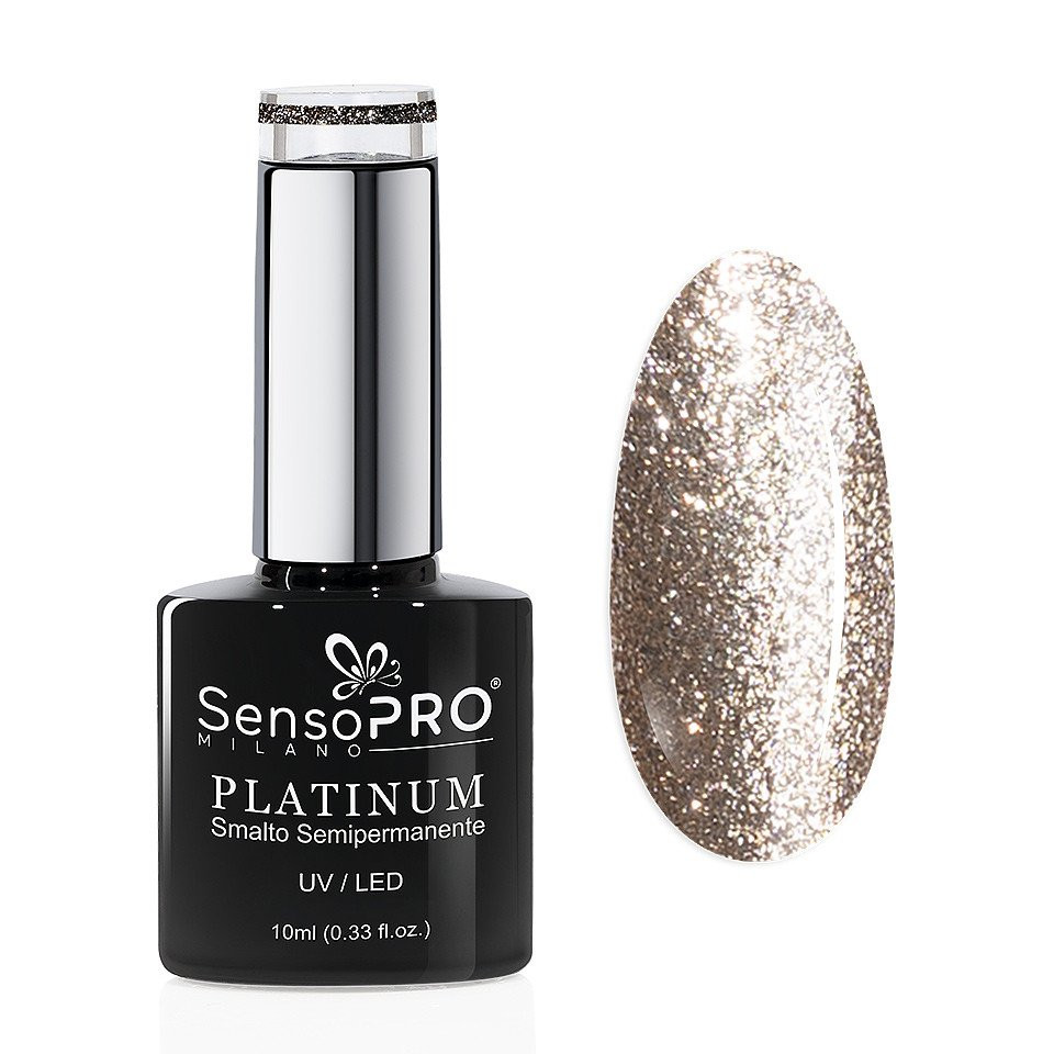 Oja Semipermanenta Platinum SensoPRO Milano 10ml, Chocolate Glow #16 - 1 | YEO