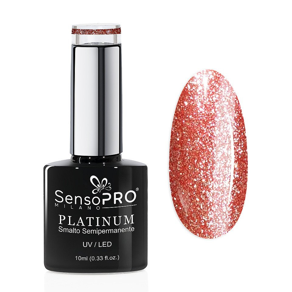 Oja Semipermanenta Platinum SensoPRO Milano 10ml, Cosmic Strawberry #03 - 1 | YEO