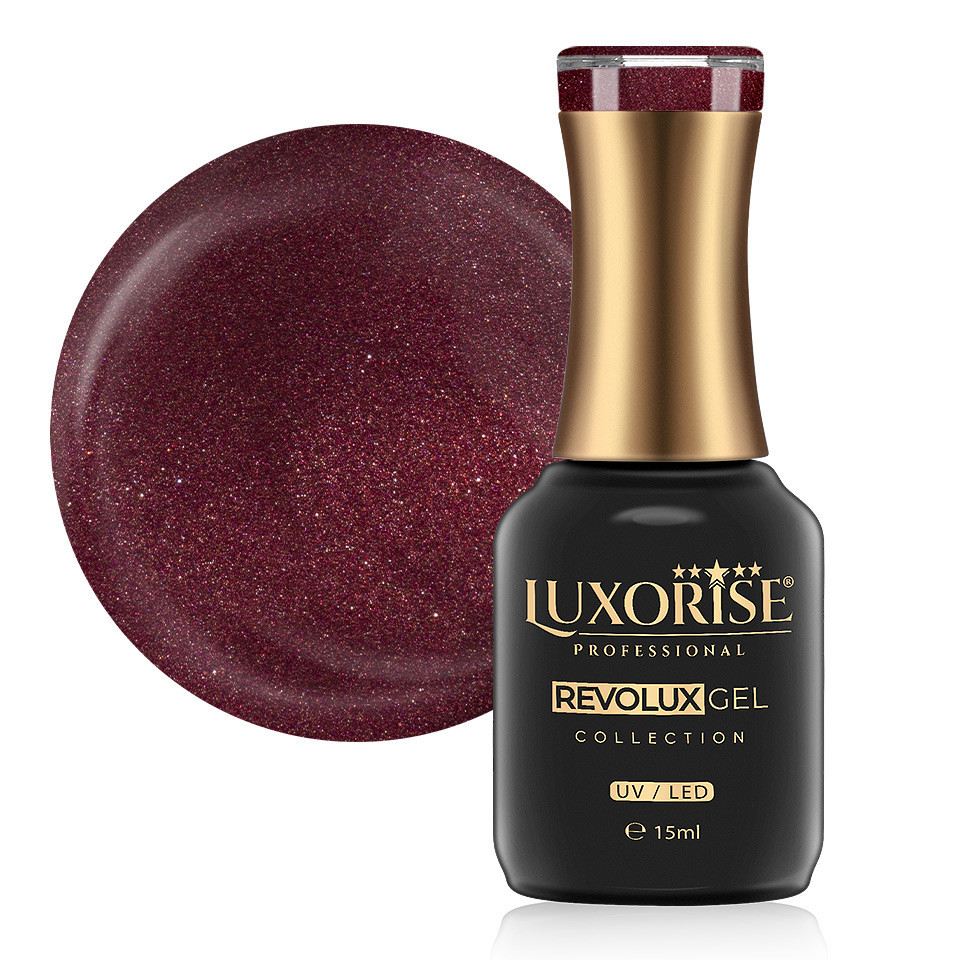 Oja Semipermanenta Revolux LUXORISE, Bordeaux Cream 15ml