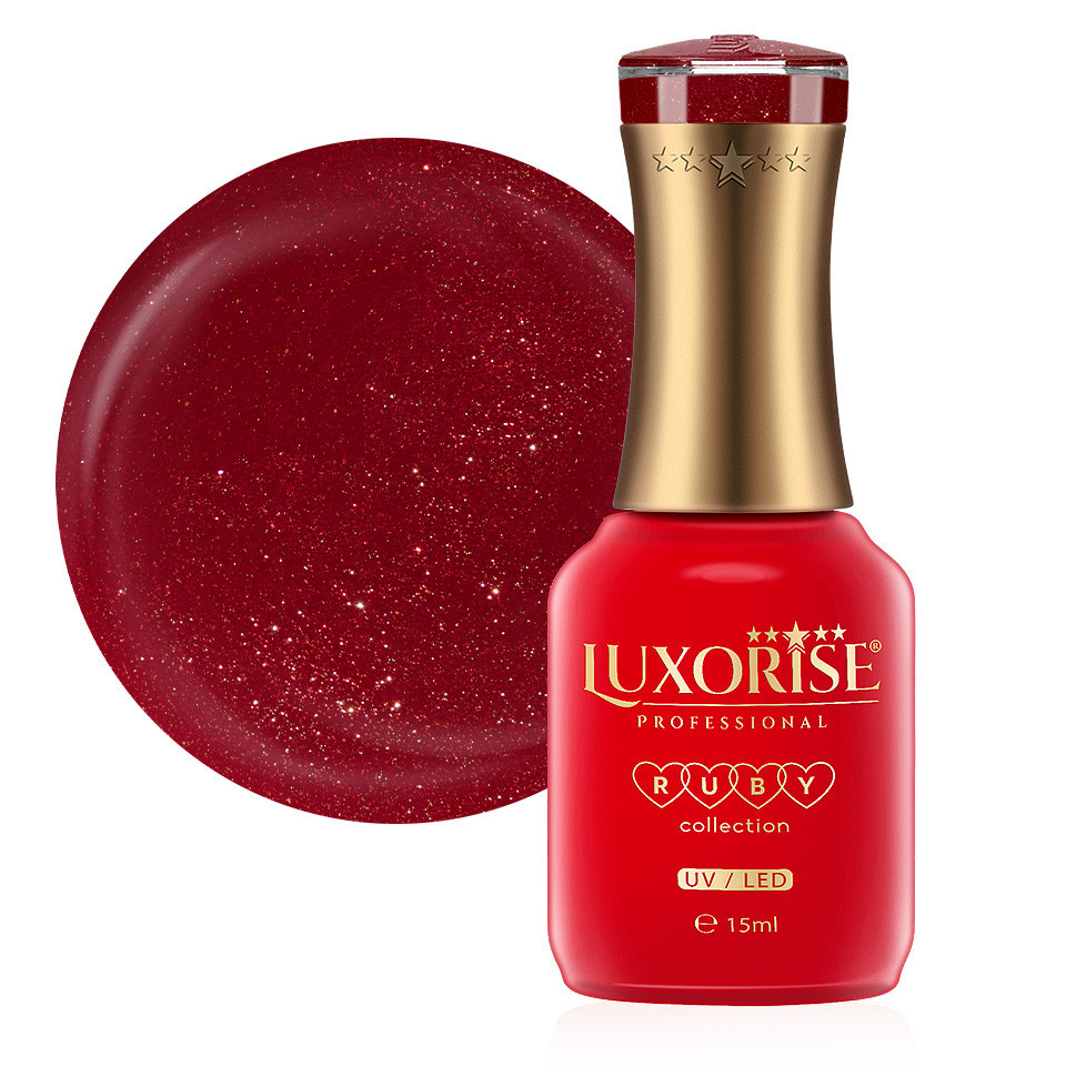 Oja Semipermanenta Ruby Collection LUXORISE, Sugar Heart 15ml