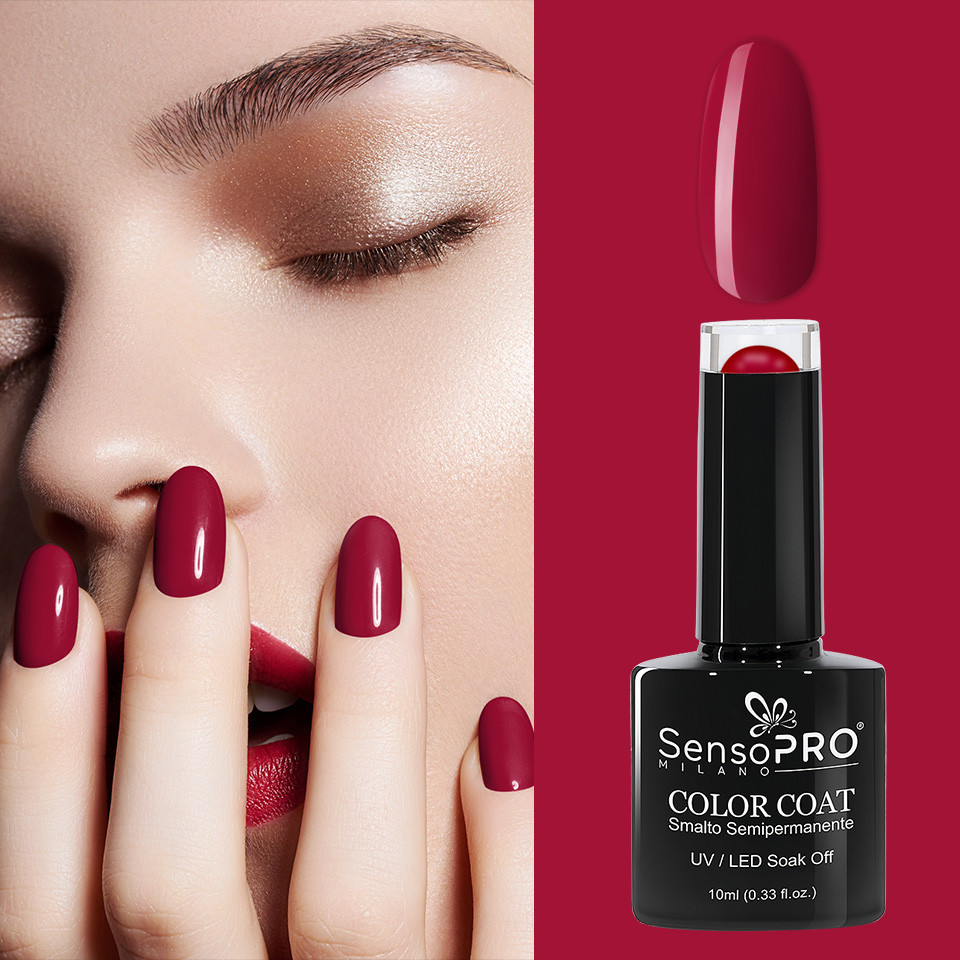 Oja Semipermanenta SensoPRO Milano 10ml - 009 Dark Fuchsia - 2 | YEO