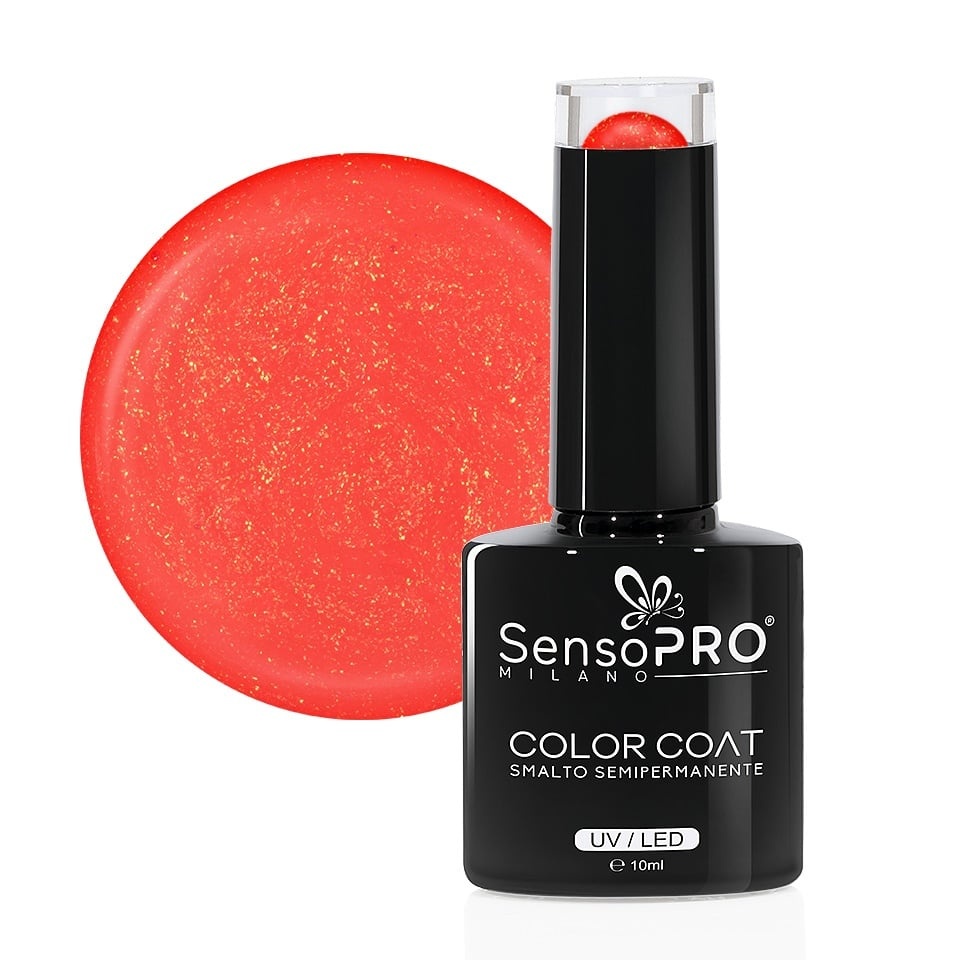 Oja Semipermanenta SensoPRO Milano 10ml - 069 Sparkle Coral