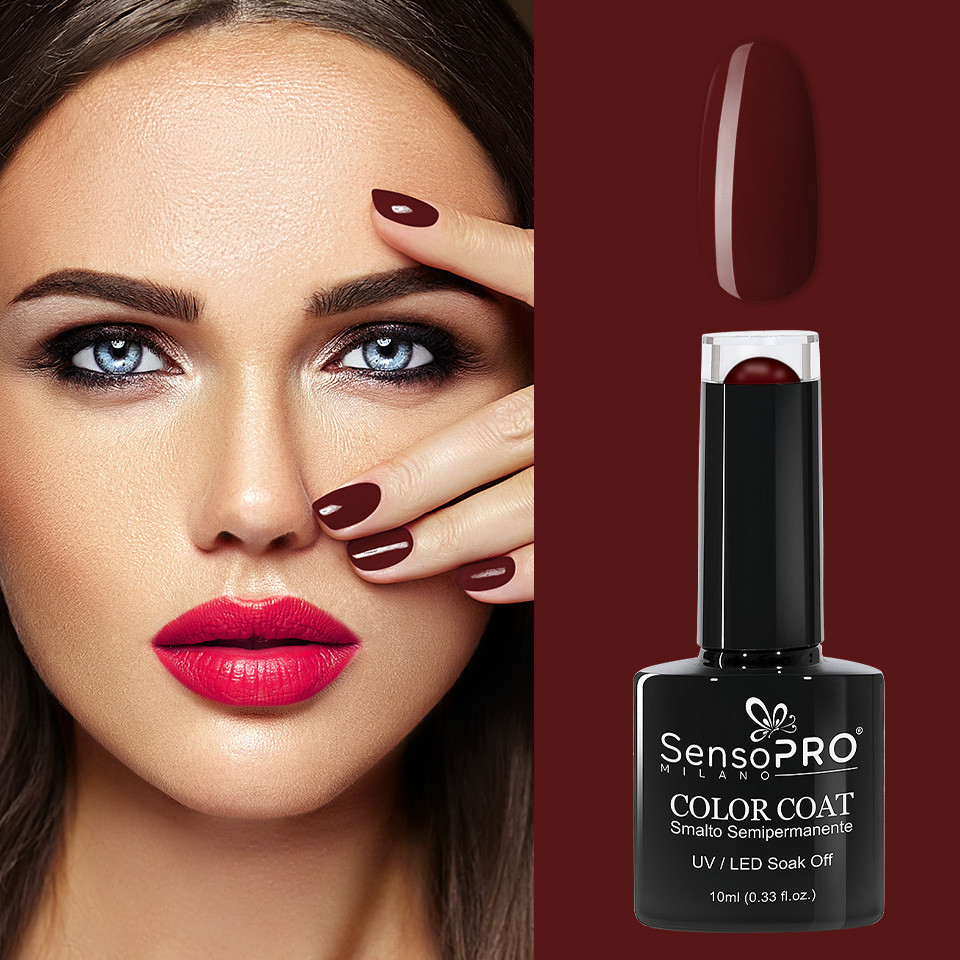 Oja Semipermanenta SensoPRO Milano 10ml - 113 Dark Cherry - 2 | YEO