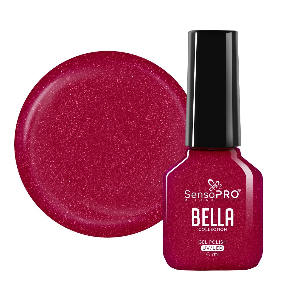 Oja Semipermanenta SensoPRO Milano, BELLA Collection - Magenta Kiss, 7ml