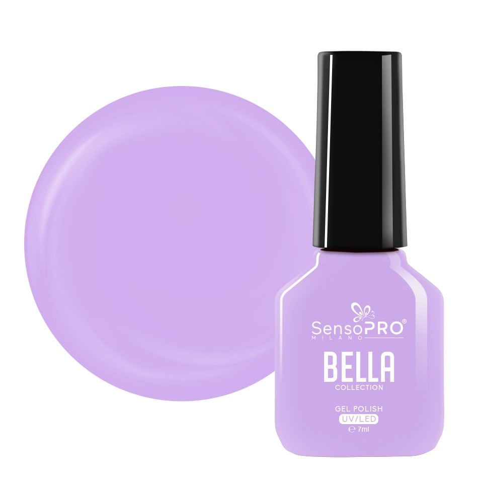 Oja Semipermanenta SensoPRO Milano, BELLA Collection - Violet Pastel, 7ml