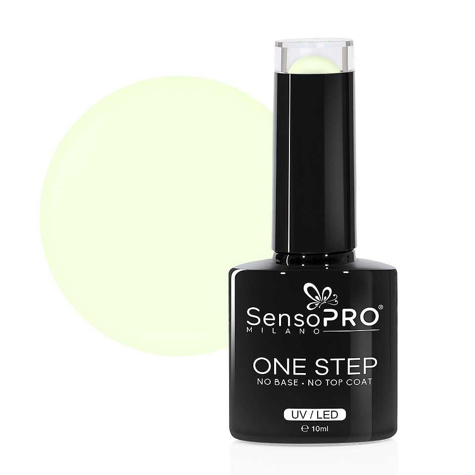 Oja Semipermanenta SensoPRO Milano One Step 10ml, Lime Cream #065