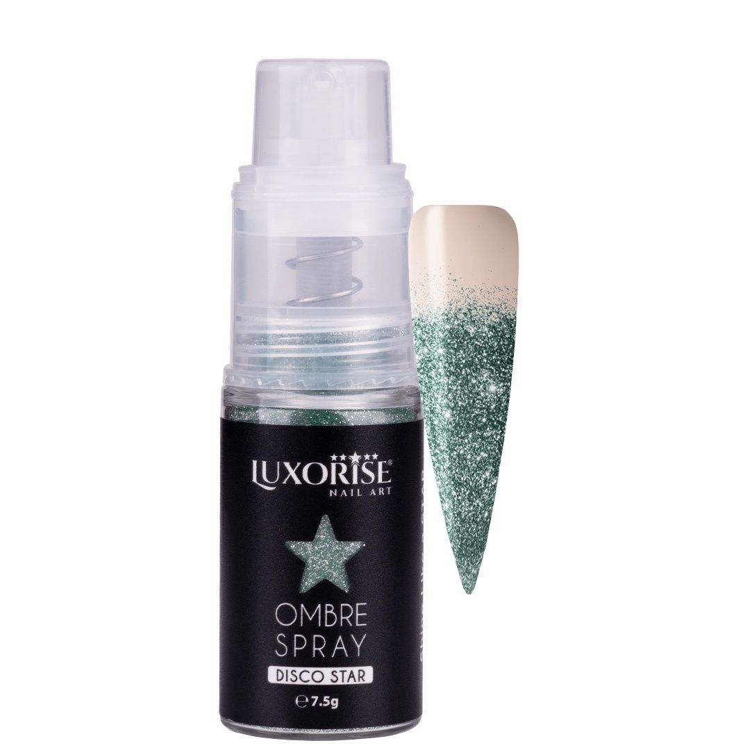 Ombre Spray Nail Art LUXORISE Disco - Electric Green