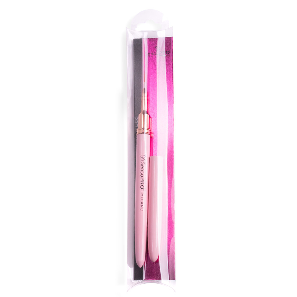 Pensula Unghii Fine Lines SensoPro, Pastel Pink - 3 | YEO