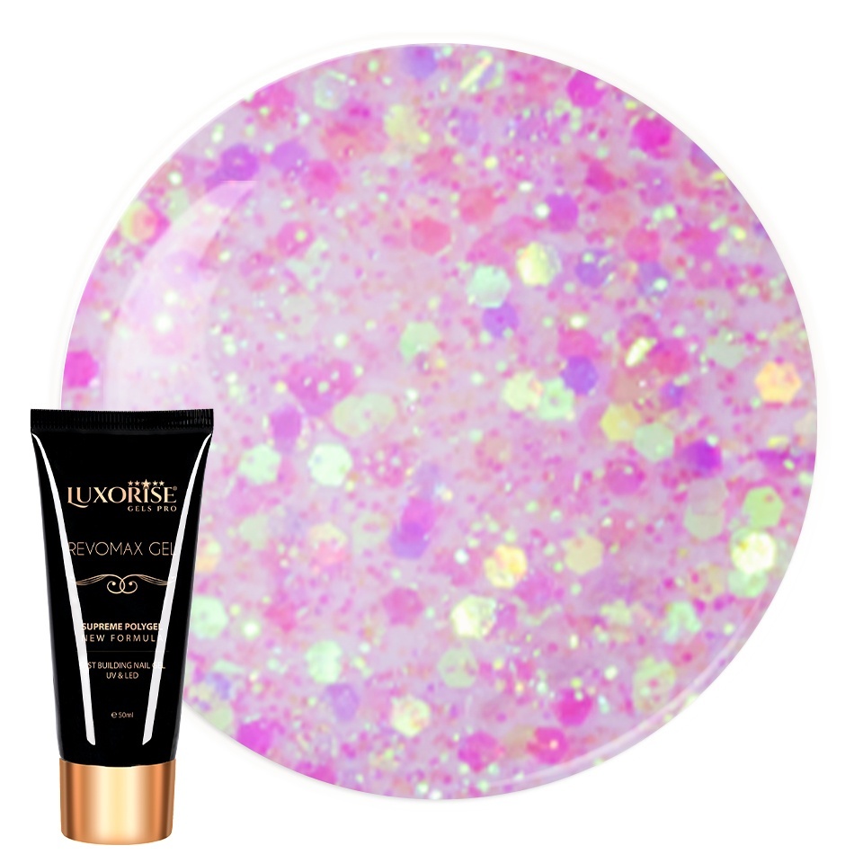 Polygel REVOMAX GEL LUXORISE Brilliant Fusion, 50ml