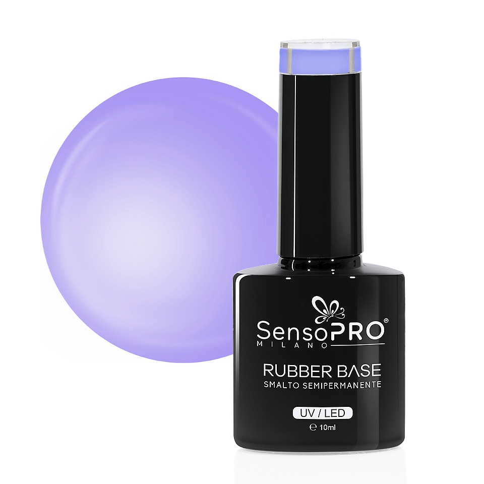 Rubber Base Gel SensoPRO Milano 10ml, #37 Rare Lilac