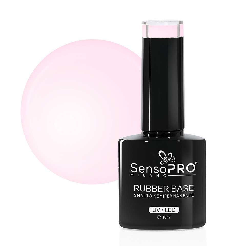 Rubber Base Gel SensoPRO Milano 10ml, #62 Rose Silk