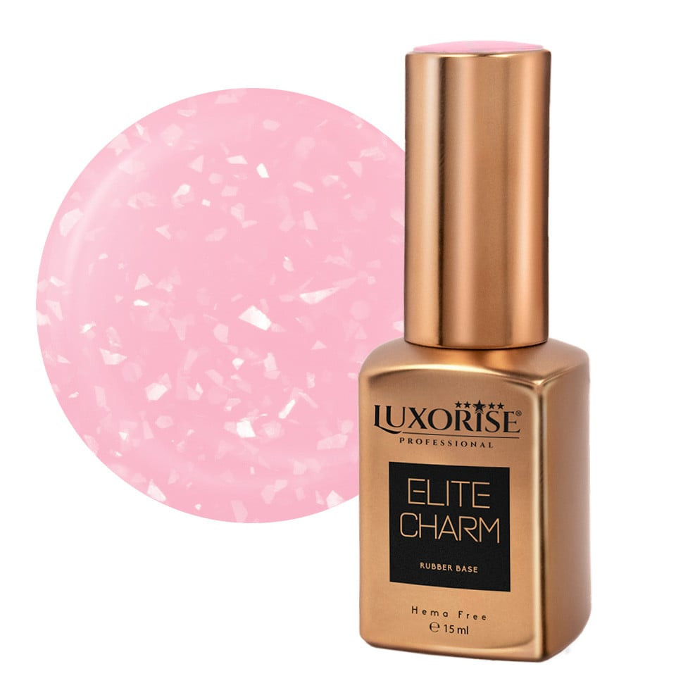 Rubber Base Hema Free LUXORISE ELITE CHARM - Baby Blush 15ml