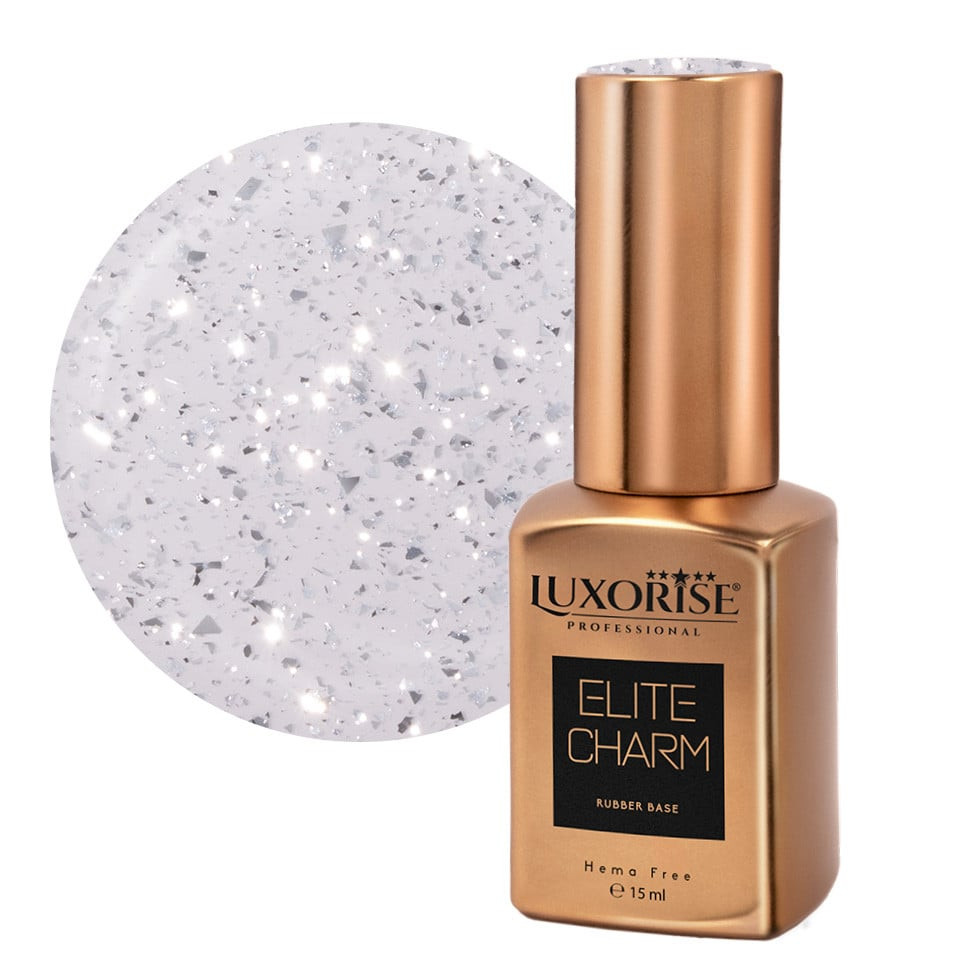 Rubber Base Hema Free LUXORISE ELITE CHARM - Platinum Radiance 15ml