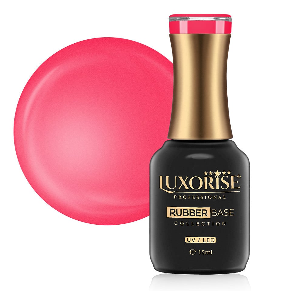 Rubber Base LUXORISE Neon City Collection - Flamingo 15ml