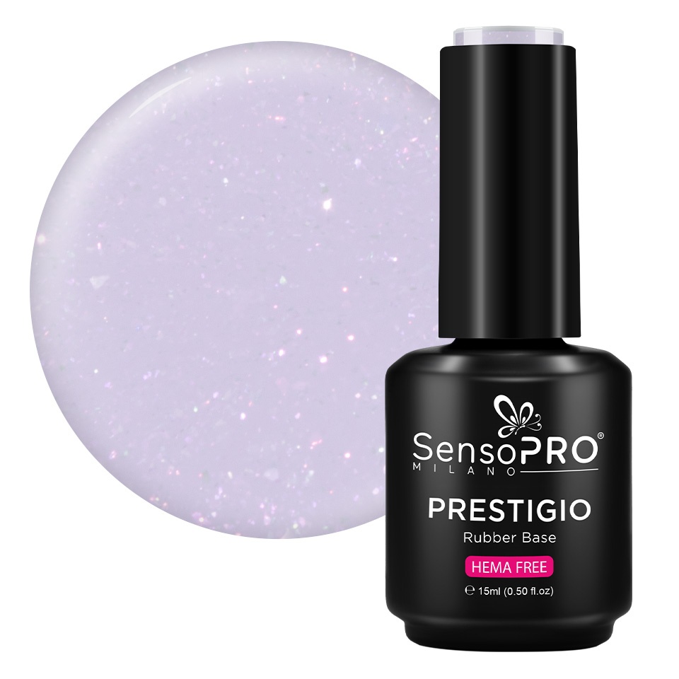 Rubber Base PRESTIGIO SensoPRO Milano - Soft Amethyst 15ml