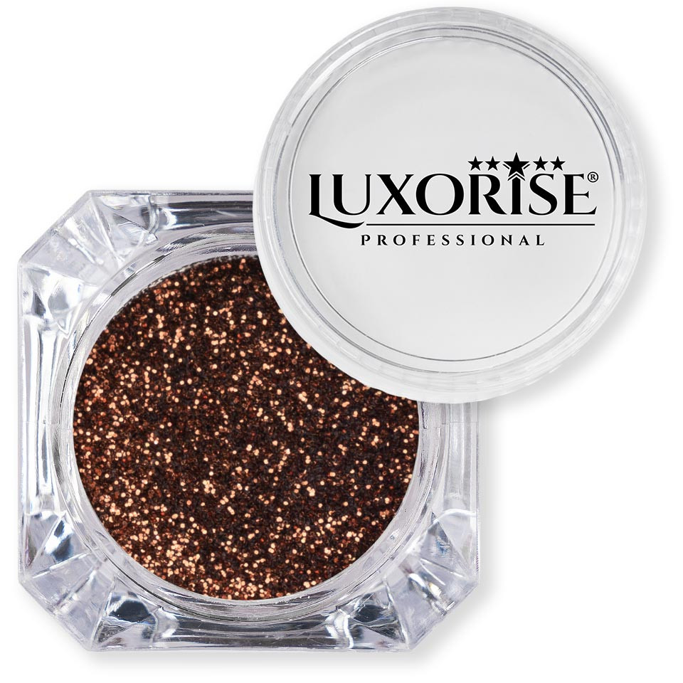 Sclipici Glitter Unghii Pulbere LUXORISE, Dark Honey #61 - 1 | YEO