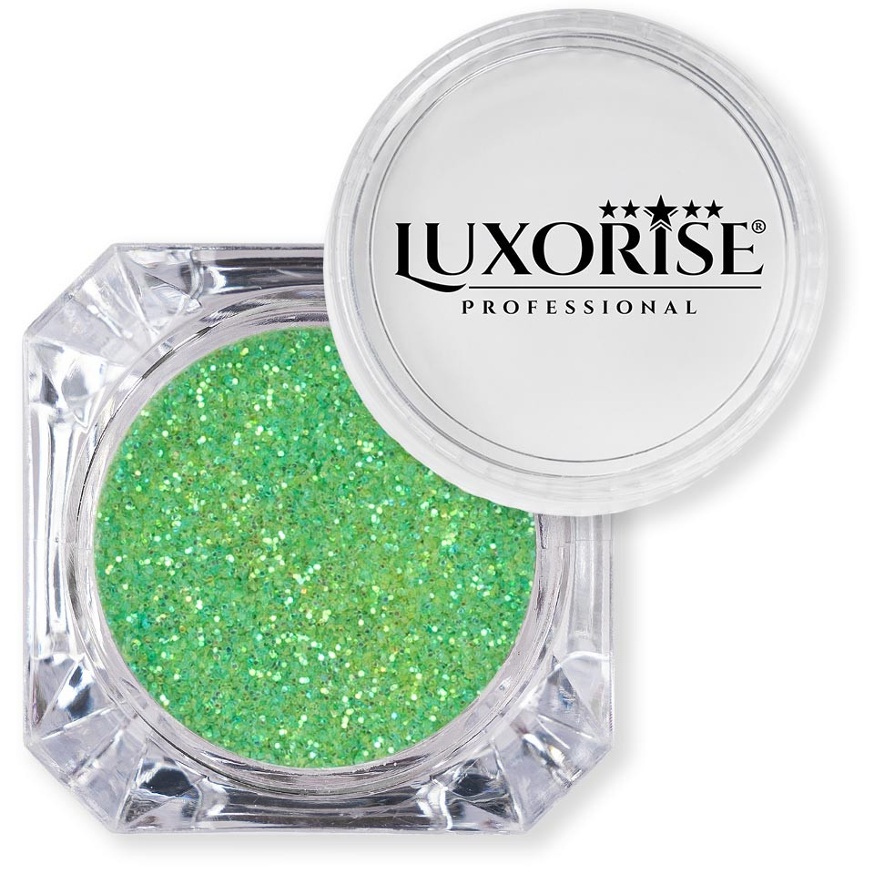 Sclipici Glitter Unghii Pulbere LUXORISE, Velvet Green #63 - 2 | YEO