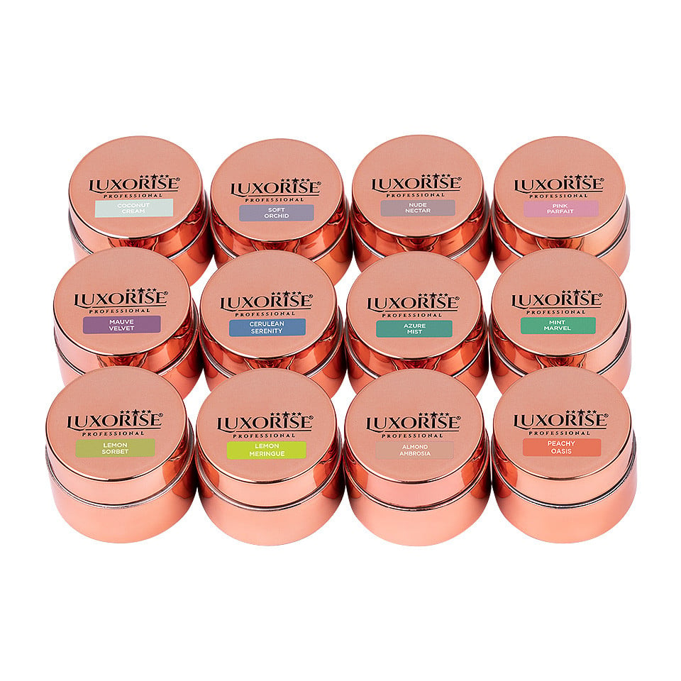 Set 12 Geluri UV Colorate LUXORISE, Pastel Paradise - 4 | YEO