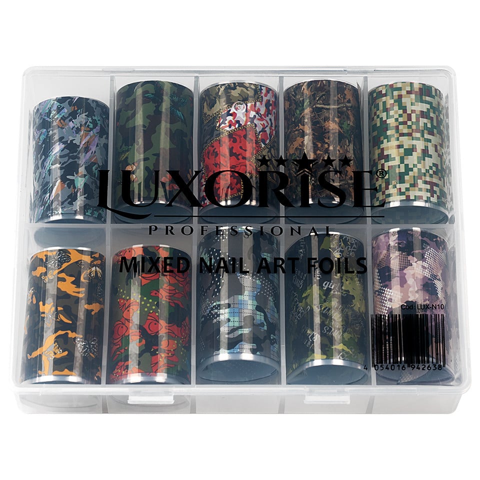 Set Folii Transfer LUXORISE #49 Perfect Camouflage, 10 buc - 2 | YEO