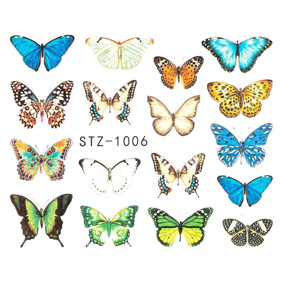 Tatuaj Unghii LUXORISE Butterfly Obsession, STZ-1006 - 1 | YEO