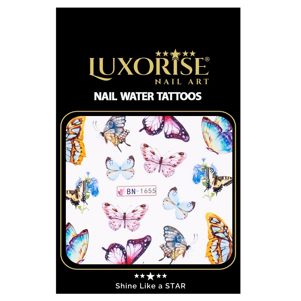 Tatuaj Unghii LUXORISE Butterfly Sensation, BN-1655 - 1 | YEO