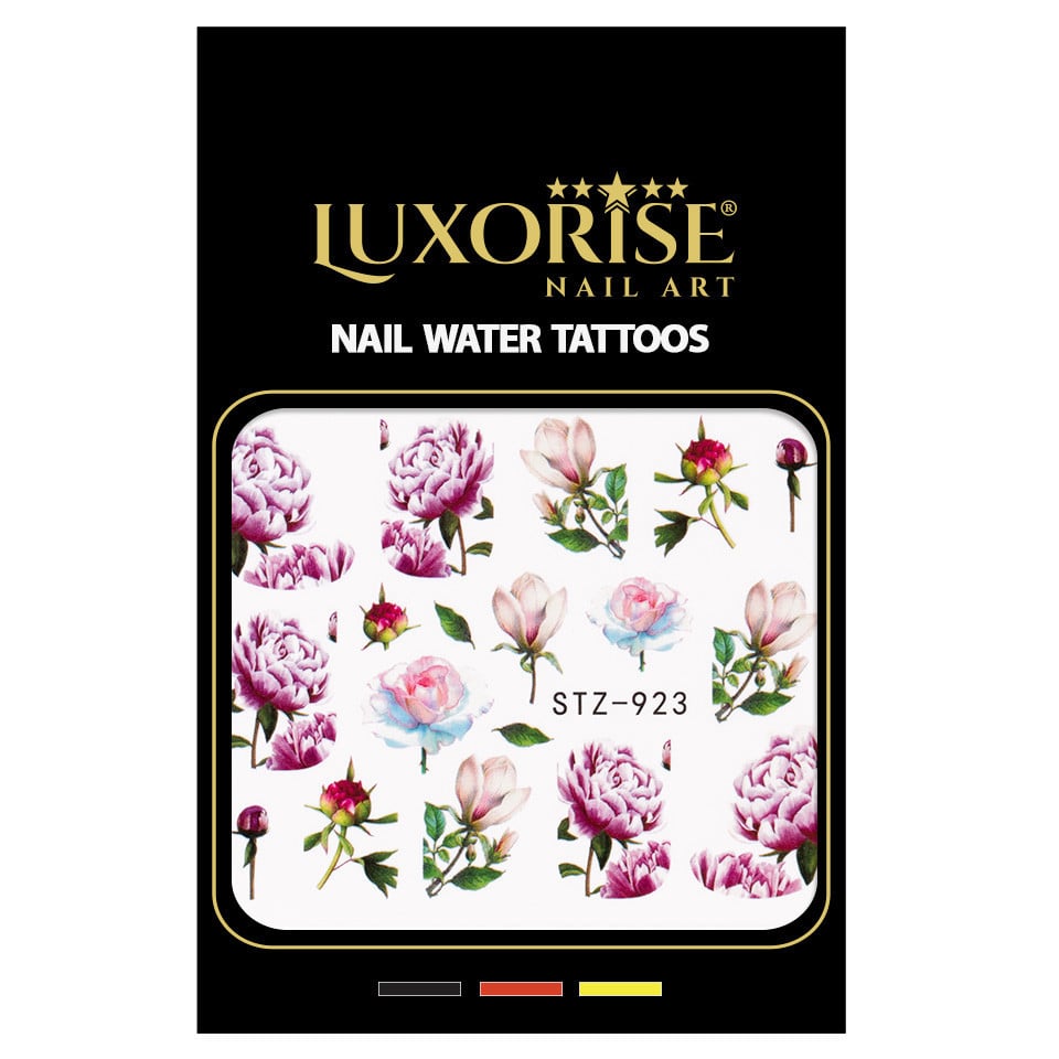 Tatuaj Unghii LUXORISE Flower Art, STZ-923 - 1 | YEO