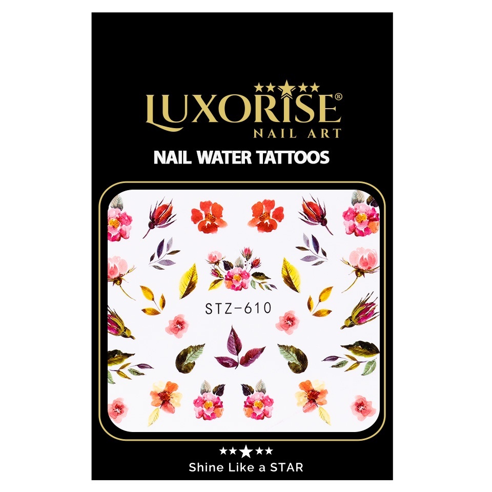Tatuaj Unghii LUXORISE Flower Heaven, STZ-610 - 1 | YEO