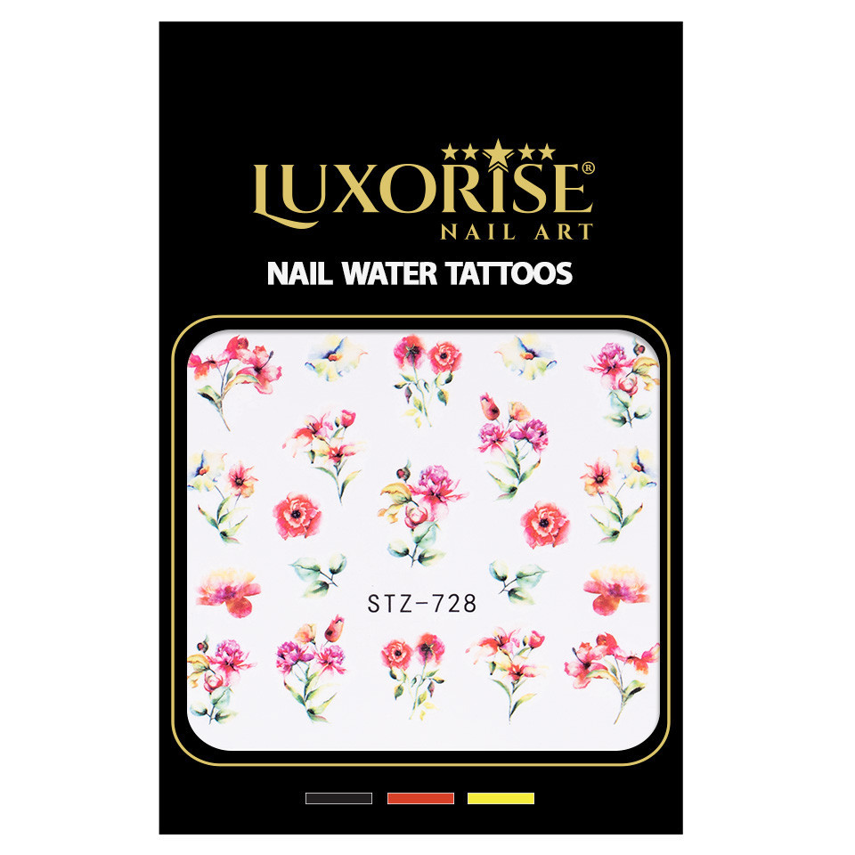 Tatuaj Unghii LUXORISE Flower List, STZ-728 - 1 | YEO