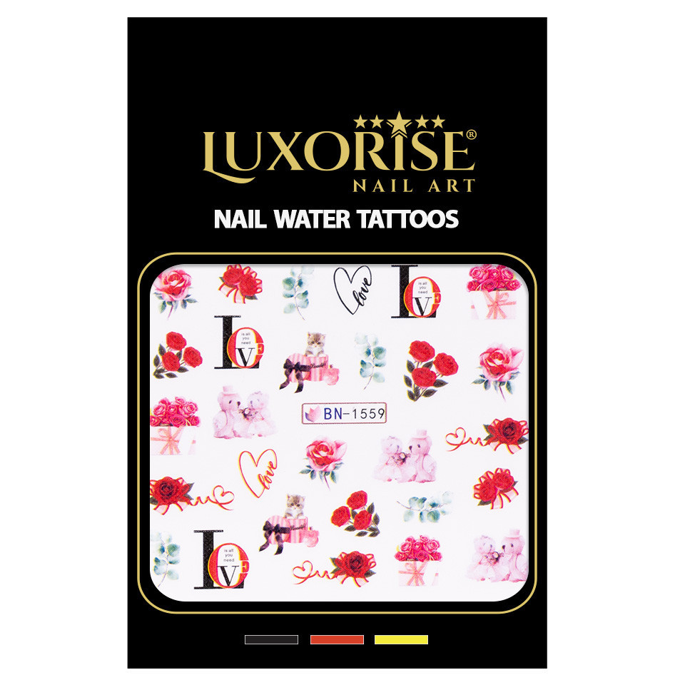 Tatuaj Unghii LUXORISE Love Pixy, BN-1559 - 1 | YEO