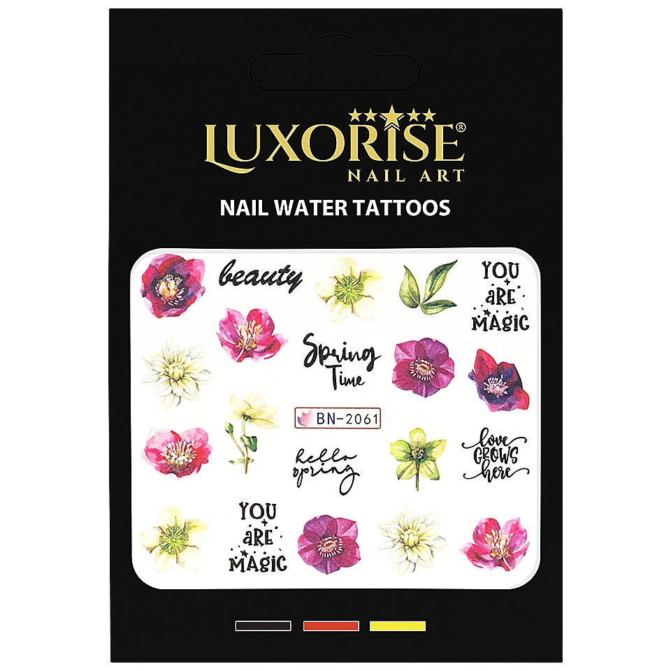 Tatuaj Unghii LUXORISE Magic Flower, BN-2061 - 1 | YEO