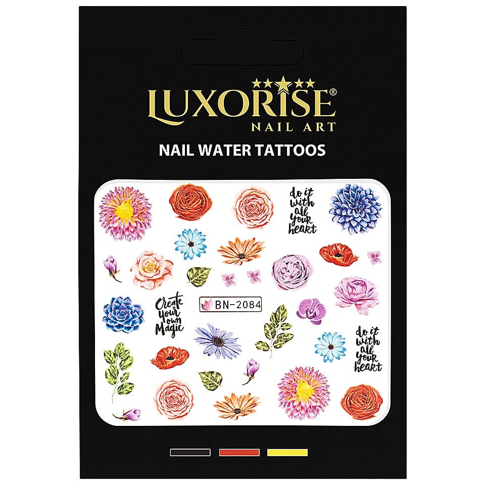 Tatuaj Unghii LUXORISE Magic Flower, BN-2084 - 1 | YEO