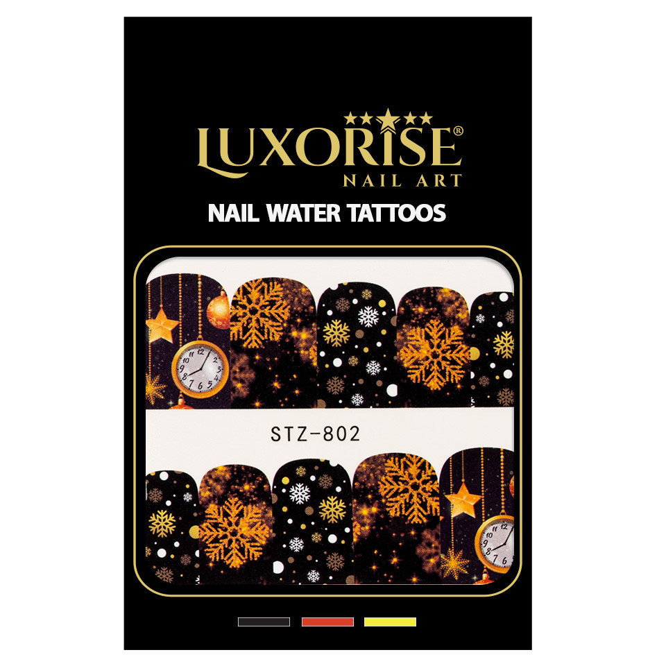 Tatuaj Unghii LUXORISE New Year Glow, STZ-802 - 2 | YEO