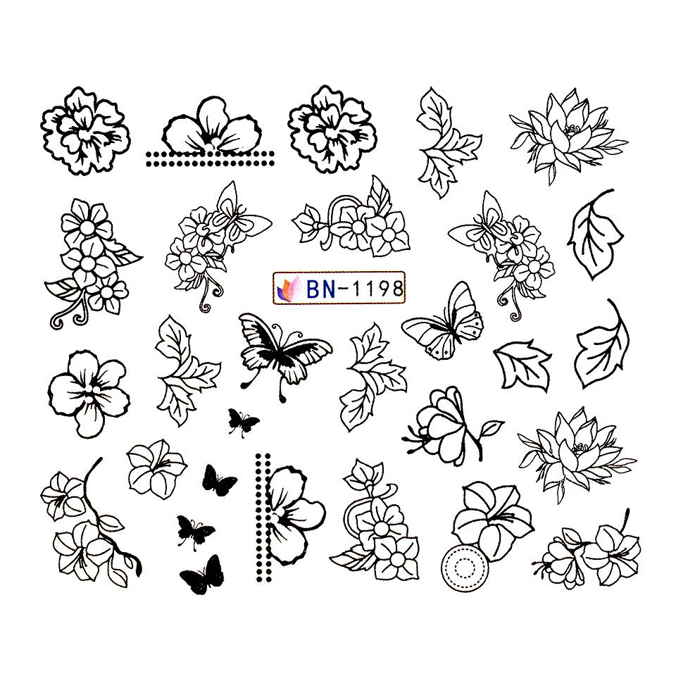 Tatuaj Unghii LUXORISE Simple Games, BN-1198 - 1 | YEO