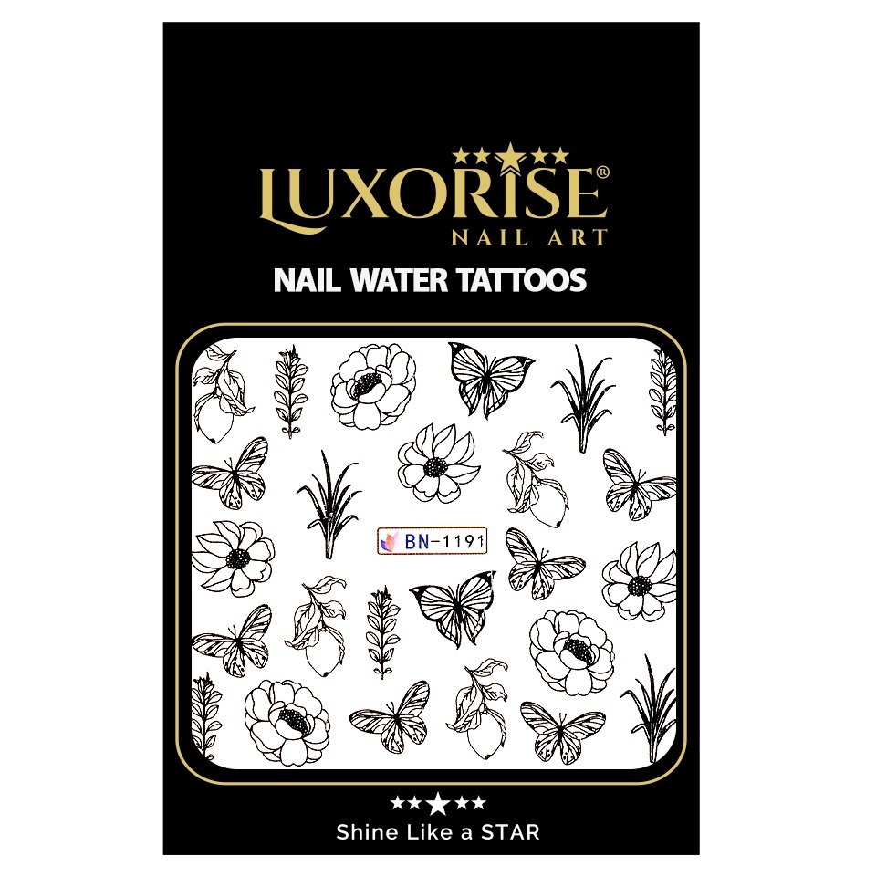 Tatuaj Unghii LUXORISE Simple & Perfect, BN-1191 - 1 | YEO
