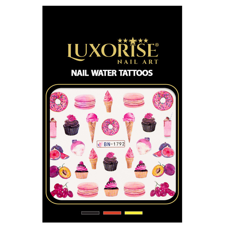 Tatuaj Unghii LUXORISE Sweet Summer, BN-1792 - 2 | YEO