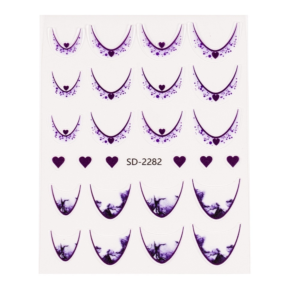 Abtibild Unghii SensoPRO Milano - Purple Diamond - 1 | YEO