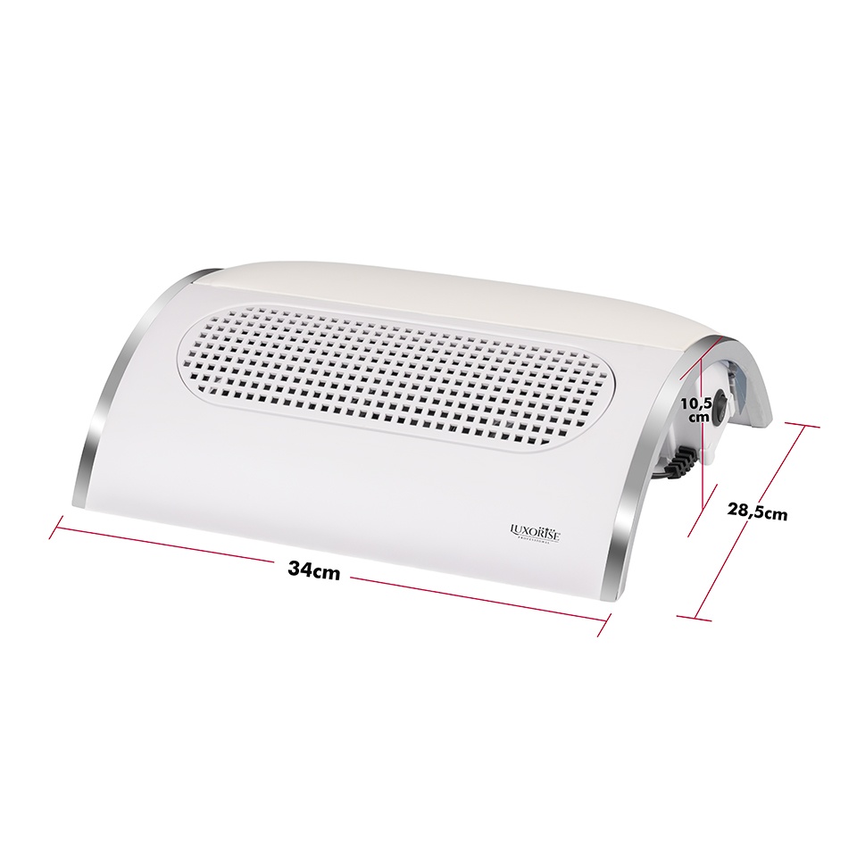 Aspirator Praf Unghii Profesional 3 motoare TrioPower PRO - LUXORISE, Alb - 2 | YEO