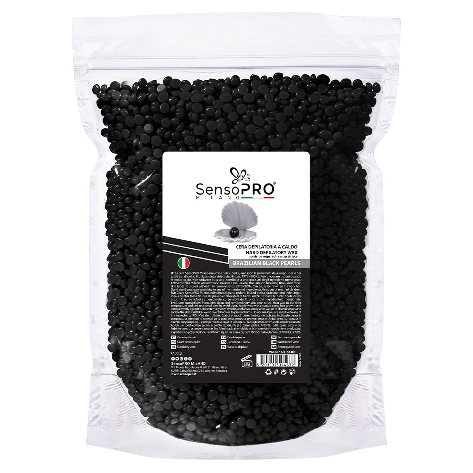 Ceara Epilat Elastica Granule - Brazilian Black Pearls, SensoPRO Milano - 500g