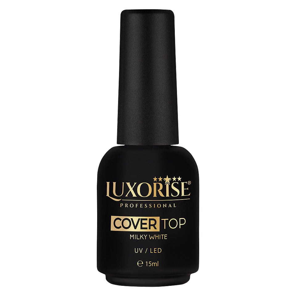 Cover Top Coat Milky White LUXORISE, 15ml - 1 | YEO