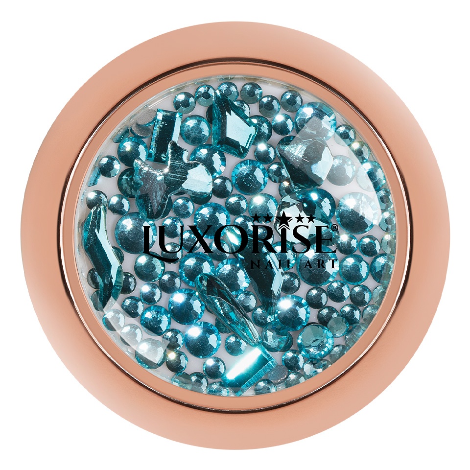 Cristale Unghii LUXORISE, Diamond Aqua - 1 | YEO