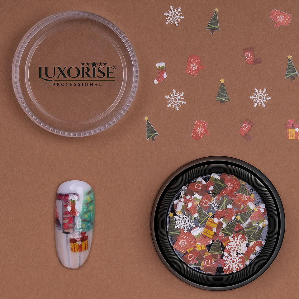 Decoratiune Unghii Christmas Delights #12, LUXORISE