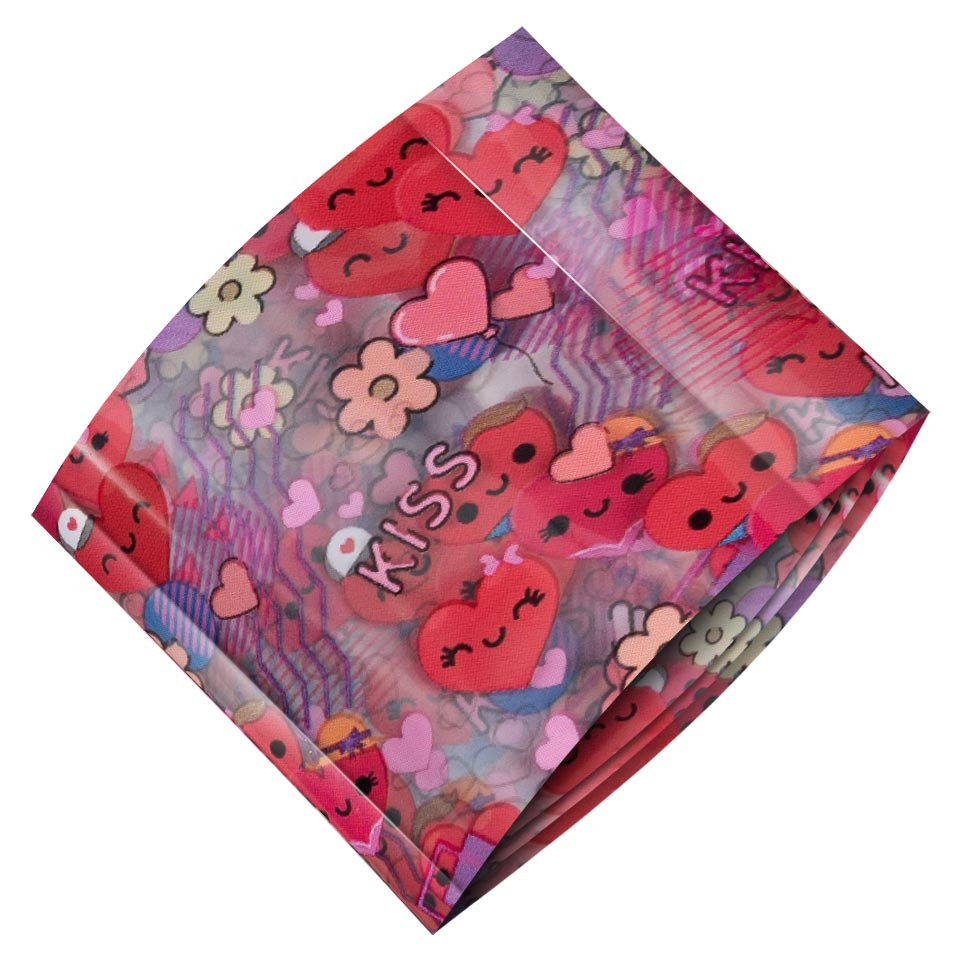 Folie de Transfer Unghii LUXORISE #475 Lovely Hearts - 1 | YEO