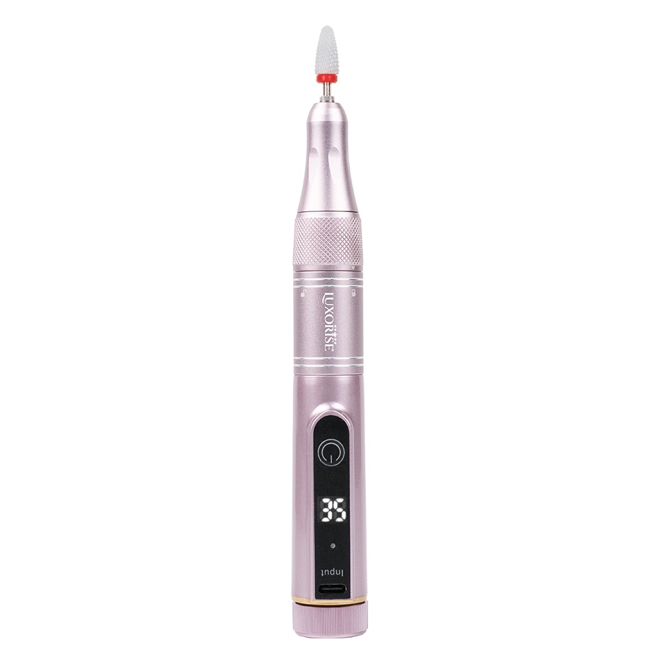 Freza Unghii Portabila DiamondEdge PRO 35.000 RPM - LUXORISE, Pink - 3 | YEO